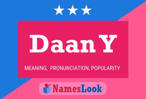 Daan Y Name Poster