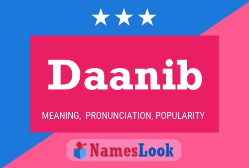 Daanib Name Poster