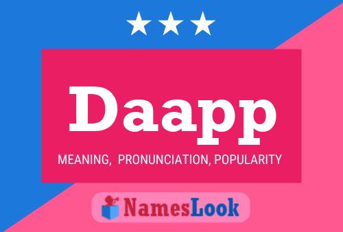 Daapp Name Poster