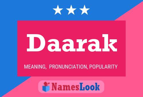 Daarak Name Poster