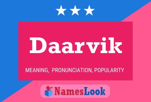 Daarvik Name Poster