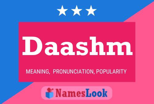 Daashm Name Poster