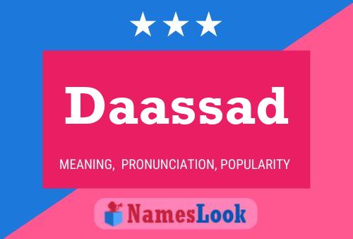 Daassad Name Poster