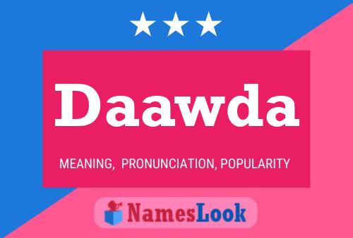 Daawda Name Poster