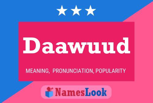 Daawuud Name Poster