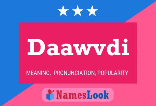 Daawvdi Name Poster