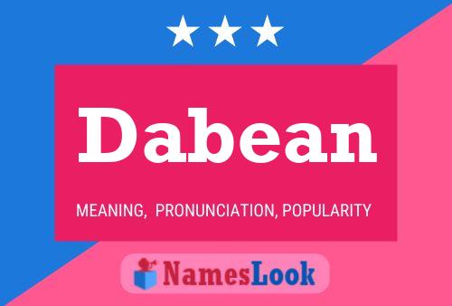 Dabean Name Poster