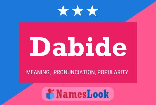 Dabide Name Poster