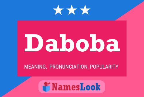 Daboba Name Poster