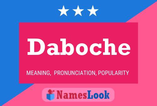 Daboche Name Poster