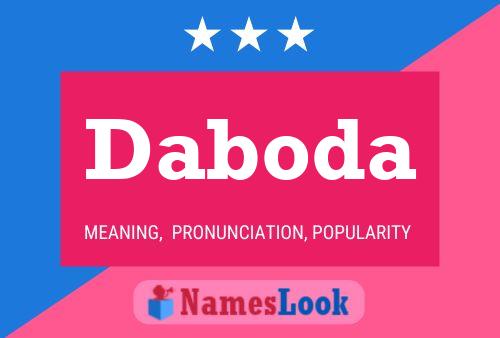 Daboda Name Poster