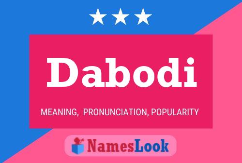 Dabodi Name Poster