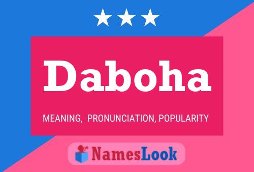 Daboha Name Poster