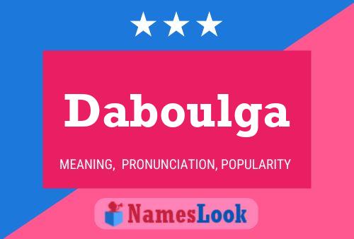 Daboulga Name Poster