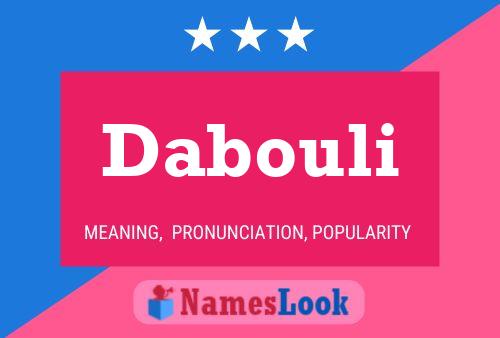 Dabouli Name Poster