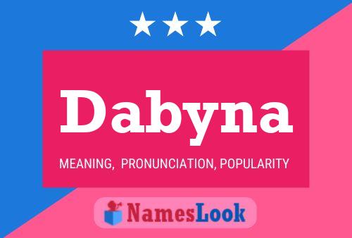 Dabyna Name Poster