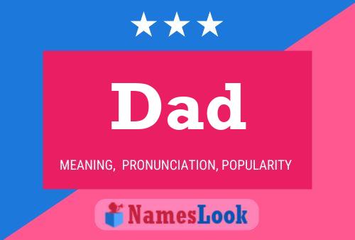 Dad Name Poster