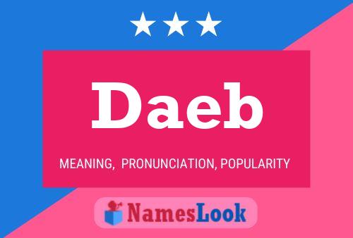 Daeb Name Poster