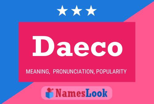 Daeco Name Poster