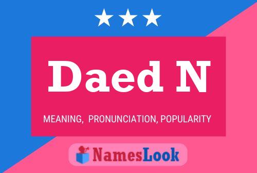 Daed N Name Poster