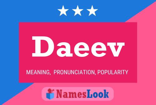 Daeev Name Poster