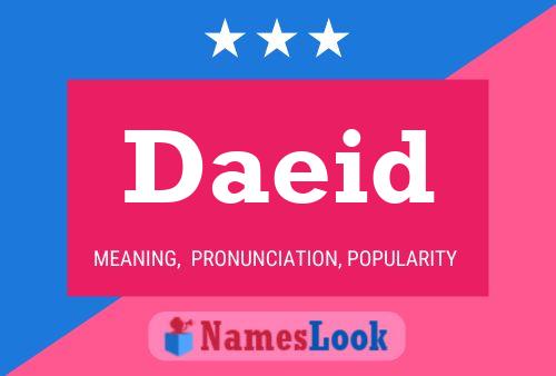 Daeid Name Poster