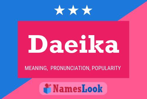 Daeika Name Poster