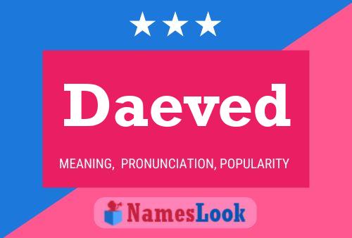 Daeved Name Poster