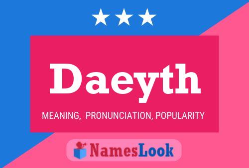 Daeyth Name Poster