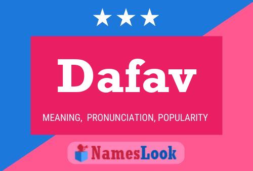 Dafav Name Poster