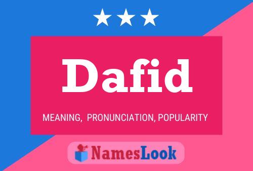 Dafid Name Poster