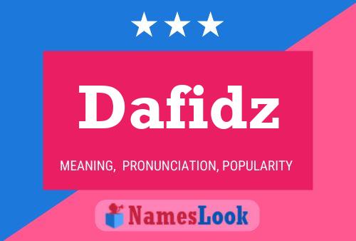 Dafidz Name Poster