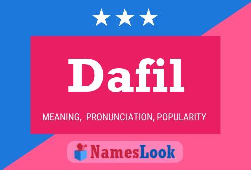 Dafil Name Poster