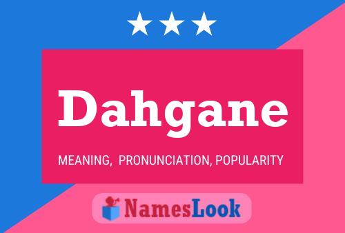 Dahgane Name Poster