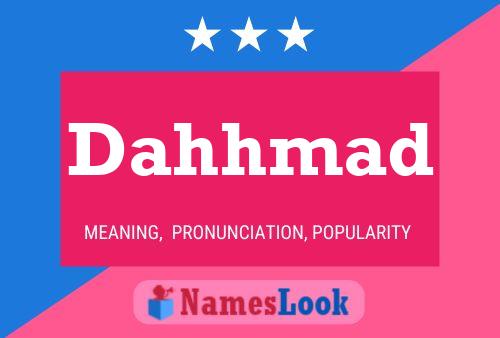 Dahhmad Name Poster