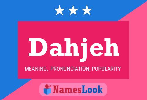 Dahjeh Name Poster