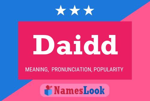 Daidd Name Poster