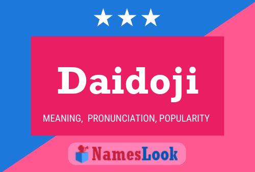 Daidoji Name Poster