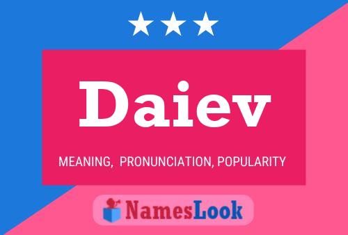 Daiev Name Poster