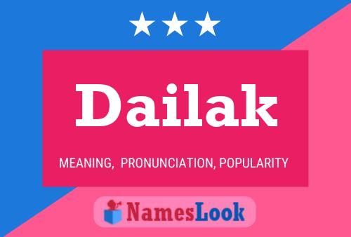 Dailak Name Poster