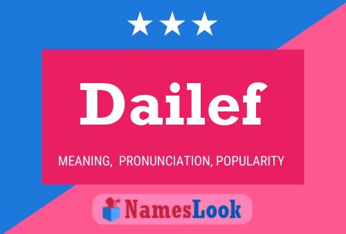 Dailef Name Poster