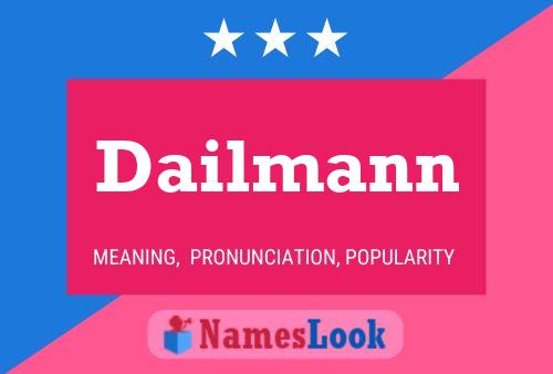 Dailmann Name Poster