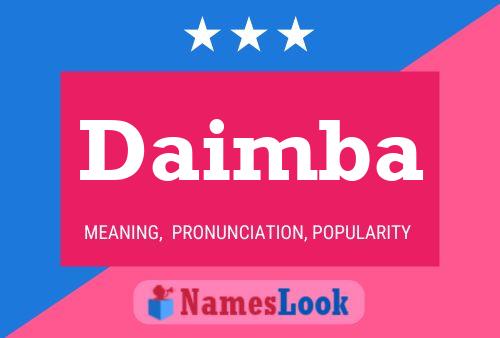 Daimba Name Poster