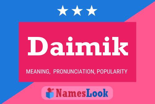 Daimik Name Poster