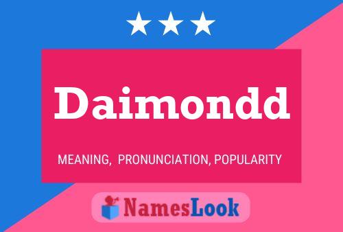 Daimondd Name Poster