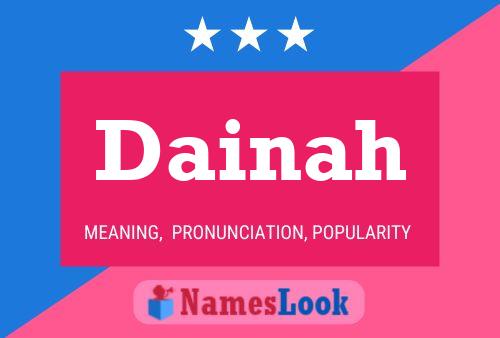 Dainah Name Poster