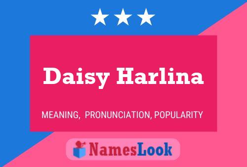 Daisy Harlina Name Poster