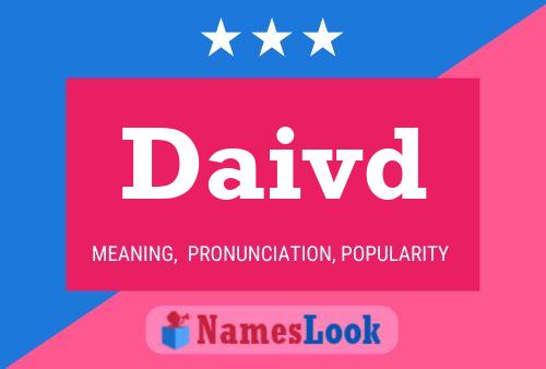 Daivd Name Poster