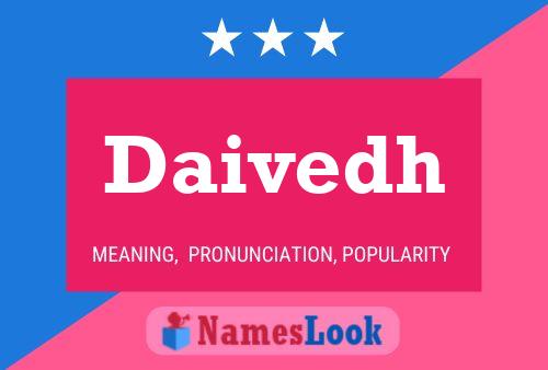 Daivedh Name Poster