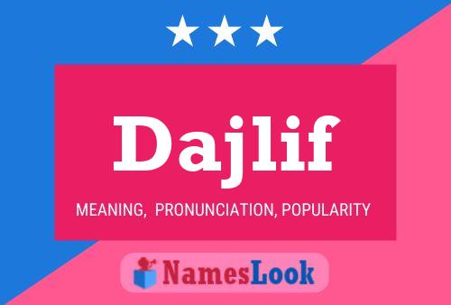 Dajlif Name Poster